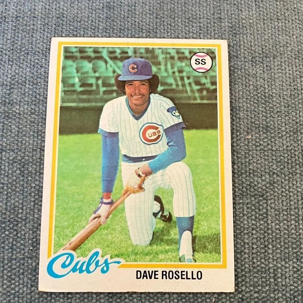 1978 Topps Chicago Cubs Baseball Card Trading Card